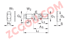 INAֹ���ᾱ LFE12-1, ��װ���� LFR �õ�ƫ����˨