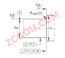 INA滚针/推力圆柱滚子轴承 ZARN2052-L-TV, 双向，长轴定位圈