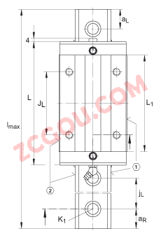 INA���� KWSE45-H, ����ֱ��ѭ������м���������õĸ�խ����