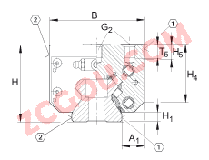 INA���� RWU25-D-HL-OE, ֱ��ѭ��������м�������� RUE25-D �õĸ�խ��ϵ�л���,����