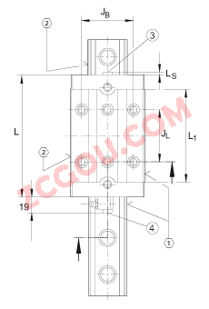 INA���� RWU25-D-HL-OE, ֱ��ѭ��������м�������� RUE25-D �õĸ�խ��ϵ�л���,����