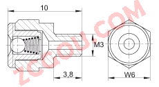 INA球单轨引导系统 KUVE30-B-H, 高窄系列滑块，四排，满装球；可提供耐腐蚀设计