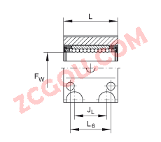 INAֱ������м��������Ԫ KGNCS40-C-PP-AS, ��ʽ��ƣ��ɵ����ܷ⣬֬�󻬣������󻬽ṹ