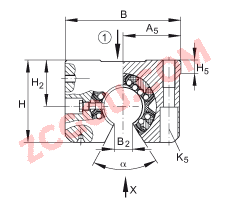 INAֱ������м��������Ԫ KGSNOS40-PP-AS, �Ե���ֱ������У���ʽ������ƣ��ܷ⣬֬�󻬣���������ʩ