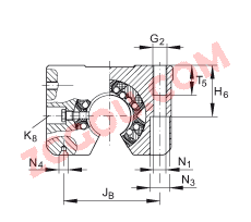 INAֱ������м��������Ԫ KGSNOS40-PP-AS, �Ե���ֱ������У���ʽ������ƣ��ܷ⣬֬�󻬣���������ʩ