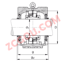 FAGֱ��ʽ����� SNV270-L + 222S.503 + DHV530X503, ���� DIN 736/DIN737 ��׼����Ҫ�ߴ磬�ʷֵĵ��Ĺ�����У�V ��Ȧ�ܷ⣬֬������