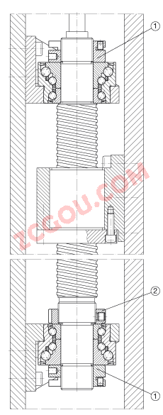 INA�ǽӴ�����е�Ԫ DKLFA30100-2RS, ˫���ݶ���װ�����ഽ�ܷ⣬��ƽ�˵ķ���