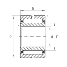 INA NA4912,  DIN 617/ISO 1206 ׼ߴϵ 49