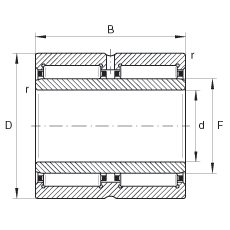 INA NA6915-ZW, ߴϵ 69˫