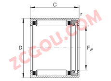 INA��ʽ��ѹ��Ȧ������� HK1814-RS, ���� DIN 618-2 ��׼�����ഽ�ܷ�