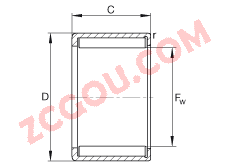 INAʽѹȦ HN2020, װ뵥Ԫ DIN 618-1/ISO 3245