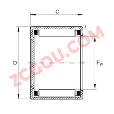 INA��ʽ��ѹ��Ȧ������� BCE34-TN, ���� ABMA 18.2 - 1982��Ӣ��