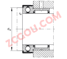 INA/ NKX20,  DIN 5429 ׼޶˸ǣ