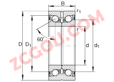 INAǽӴ ZKLN1242-2RS, ˫ഽܷ