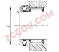 INA����/��������� NKX35, ���� DIN 5429 ��׼�������������������޶˸ǣ�����
