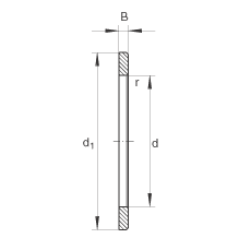 INAλȦ WS81156,  DIN 616/ ISO 104 ׼, ᶨλ