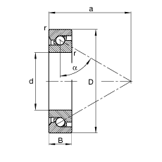 FAGǽӴ BSB030062-T, 򣬽Ӵ  = 60㣬ƹ