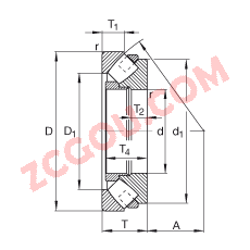 FAG�������Ĺ������ 29248-E1-MB, ���� DIN 728/ISO 104 ��׼����Ҫ�ߴ磬���򣬿ɷ���