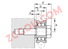 INAֹ���ᾱ LFE30x95-A1, ��װ���� LFR �õ�ƫ����˨
