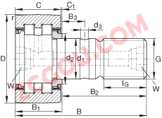 INA˨͹ PWKR52-2RS, װԲӣഽܷ