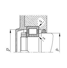 FAGԲ NUP236-E-M1,  DIN 5412-1 ׼Ҫߴ, λ, ɷ, ּ