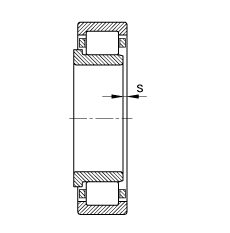 FAGԲ NJ2232-E-M1,  DIN 5412-1 ׼Ҫߴ, 붨λ, ɷ, ּ