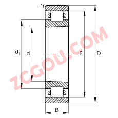 FAGԲ��������� N1918-K-M1-SP, ������У���׶�ף�׶�� 1:12���ɷ��룬�����ּܣ����ٵľ����ڲ���϶�����Ϲ���