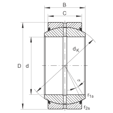 INAؽ GE60-DO-2RS,  DIN ISO 12 240-1 ׼, άഽܷ