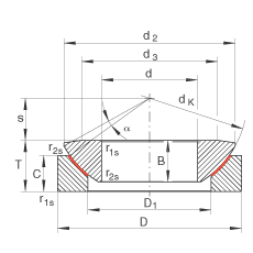 INAؽ GE100-AW,  DIN ISO 12 240-3 ׼ά