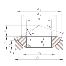 INAؽ GE12-AW,  DIN ISO 12 240-3 ׼ά