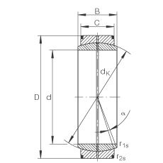 INAؽ GE110-DO,  DIN ISO 12 240-1 ׼ά