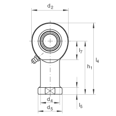INA˶ GIR25-DO,  DIN ISO 12 240-4 ׼ƣά