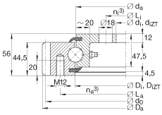 INA�ĵ�Ӵ������ VLA200844-N, ��ϵ�� 20�� �ⲿ�ĳ��ֳݣ����ഽ�ܷ�
