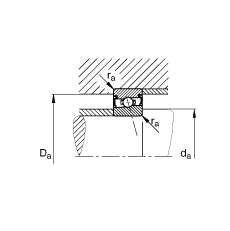 FAG HSS7012-C-T-P4S, ڣɶ԰װӴ  = 15㣬ഽܷ⣬ǽӴϹ