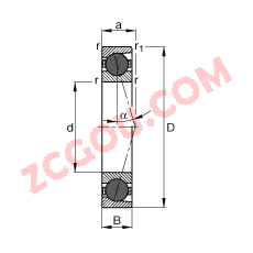 FAG HCB7009-C-T-P4S, ڣɶԻԪװӴ  = 15㣬մƹ