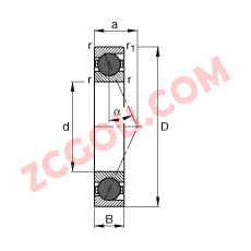 FAG HCB71908-E-T-P4S, ڣɶԻԪװӴ  = 25㣬մƹ