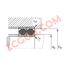 FAG HCB7209-C-T-P4S, ڣɶԻԪװӴ  = 15㣬մƹ