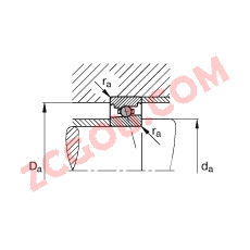 FAG HC71908-C-T-P4S, ڣɶԻԪװӴ  = 15㣬մƹ