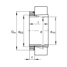 FAG H2308X105,  DIN 5415 ׼Ҫߴ, ׶ 1:12