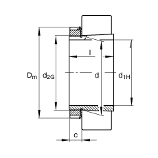 FAG H2307X103,  DIN 5415 ׼Ҫߴ, ׶ 1:12