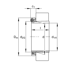 FAG H241/1400-HG,  DIN 5415 ׼Ҫߴ, ׶ 1:30