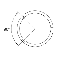 FAGж AH3948-H,  DIN 5416 ׼Ҫߴ, ׶ 1:12