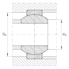 INA�ؽ���� GE12-FO, ���� DIN ISO 12 240-1 ��׼����ά��