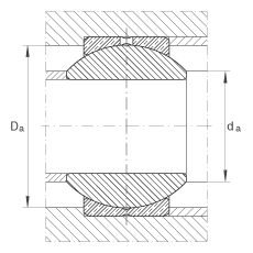 INA�ؽ���� GE20-PB, ���� DIN ISO 12 240-1 ��׼���ߴ�ϵ�� K����ά��