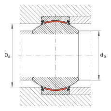 INA�ؽ���� GE200-FW-2RS, ���� DIN ISO 12 240-1 ��׼, ��ά�������ഽ�ܷ�