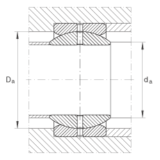 INA�ؽ���� GE31-ZO, ���� DIN ISO 12 240-1 ��׼��Ӣ�Ƴߴ磬��ά��