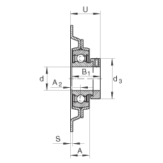 INA��װʽ�������Ԫ MSTU25, �ְ����������ƫ����Ȧ������������У�P���ܷ⣬�����󻬽ṹ