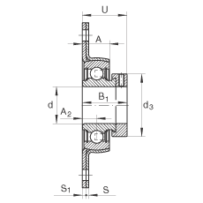 INA�������Ԫ PCSLT25, ��������˨�׵ķ������������Ԫ����ѹ�ְ壬ƫ����Ȧ��P���ܷ�