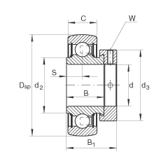 INA����������� RALE30-NPP-B, ������Ȧ��ƫ����Ȧ��λ�� ���� P ���ܷ�