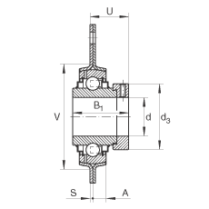 INA�������Ԫ RRTR20, ��������˨�׵ķ������������Ԫ����ѹ�ְ壬ƫ����Ȧ��R���ܷ�